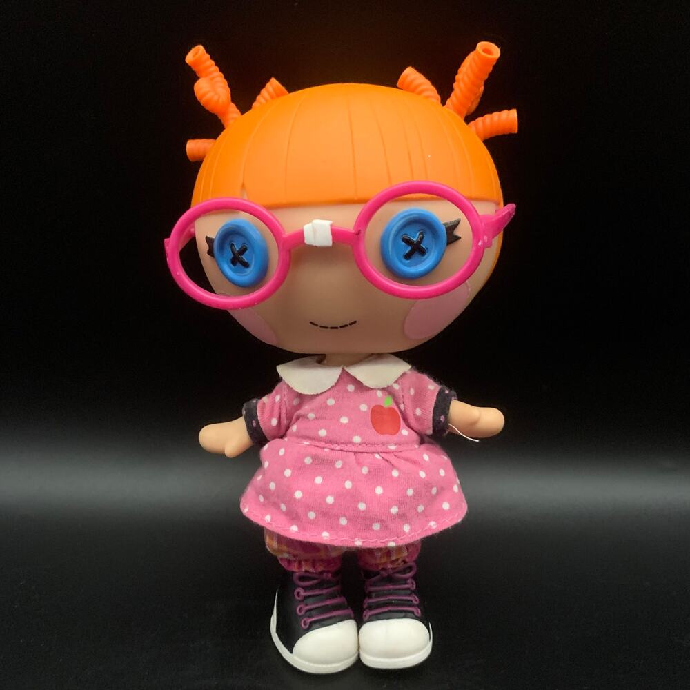 Lalaloopsy Littles Specs Reads-A-Lot Silly Hair 7” Doll Hard Plastic - Picture 1 of 12